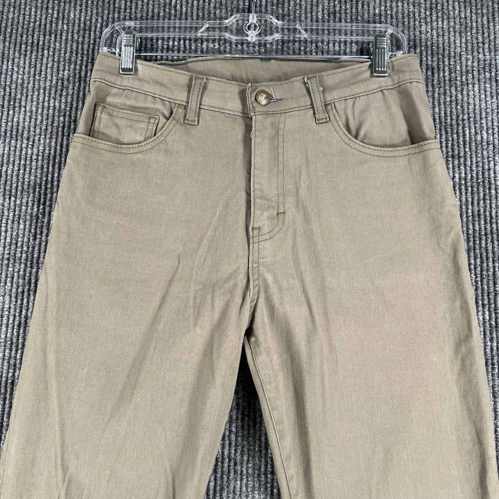 Blue Delta Pants Jeans Mens 30x34 Green 5 Pocket Custom Fit Ross Steelman PGA - Picture 4 of 14